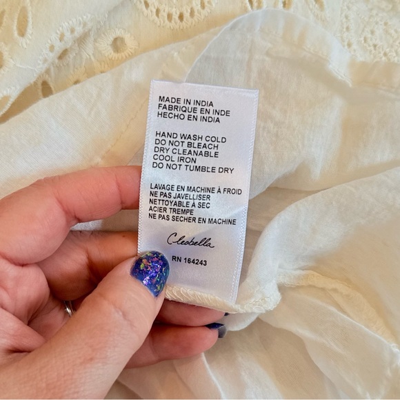 Cleobella Karina eyelet tiered ruffle romantic maxi dress - Picture 10 of 11